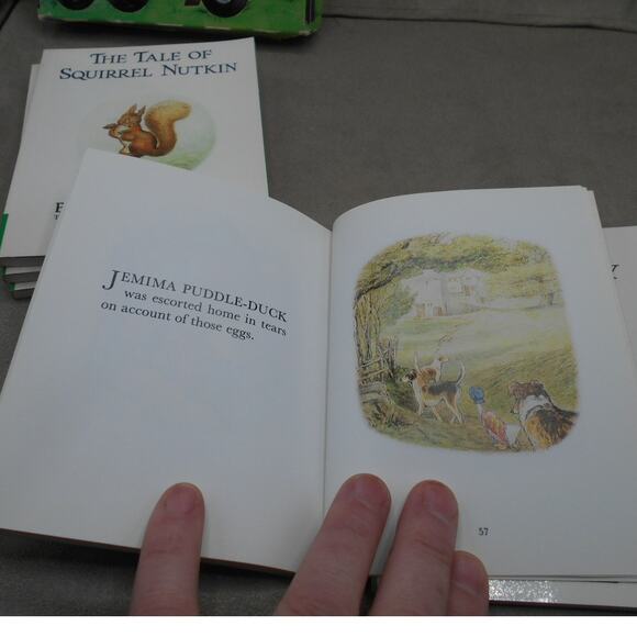 Vintage Beatrix Potter 6 Mini Book Collection BP Gas Promo 1990 Peter Rabbit - Picture 10 of 16